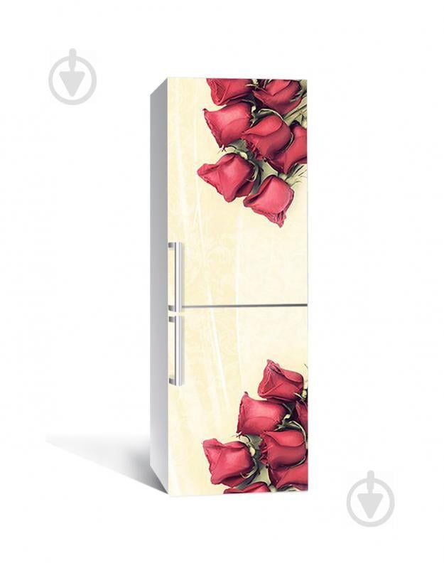 Наклейка на холодильник Zatarga "Бутони Червоних Троянд" 650х2000 мм