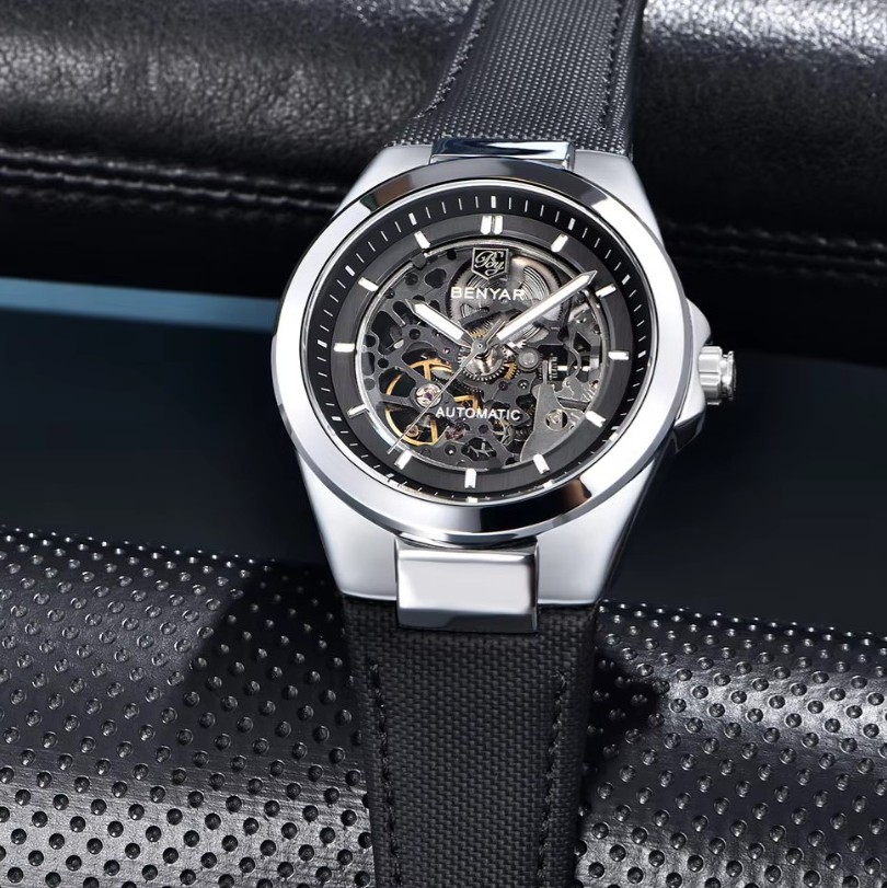 Часы мужские Benyar BY-5207 Black/Silver/Gray (2732072551) - фото 3 Часы мужские Benyar BY-5207 Black/Silver/Gray (2732072551) - фото 3