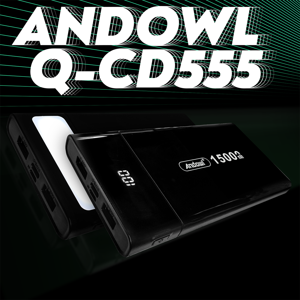 Повербанк Andowl Q-CD555 переходник для роутера 15000 mAh (69) - фото 5