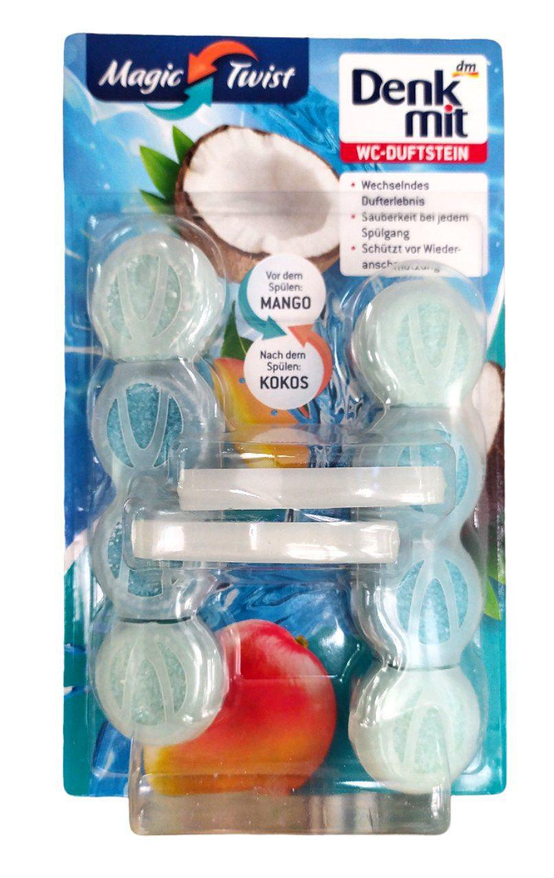 Блок туалетный Denkmit Magic Twist Манго-кокос 2 шт. (00-00000856)