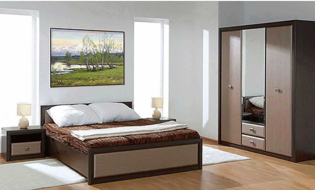 Шафа для спальні чотирьохдверна Gerbor КоенSZF4D2S з дзеркалом з ДСП і МДФ 2140х565х1200 мм Венге (5092) - фото 4 Шафа для спальні чотирьохдверна Gerbor КоенSZF4D2S з дзеркалом з ДСП і МДФ 2140х565х1200 мм Венге (5092) - фото 4