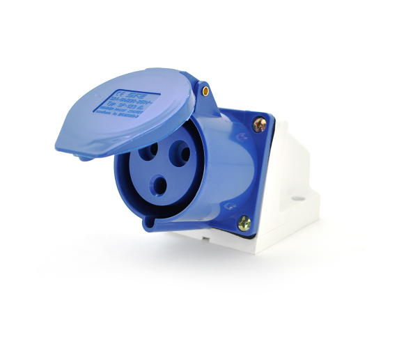 Розетка кабельна накладна VOLTRONIC SF-113 380V 16A IP44 Blue (SF-113)