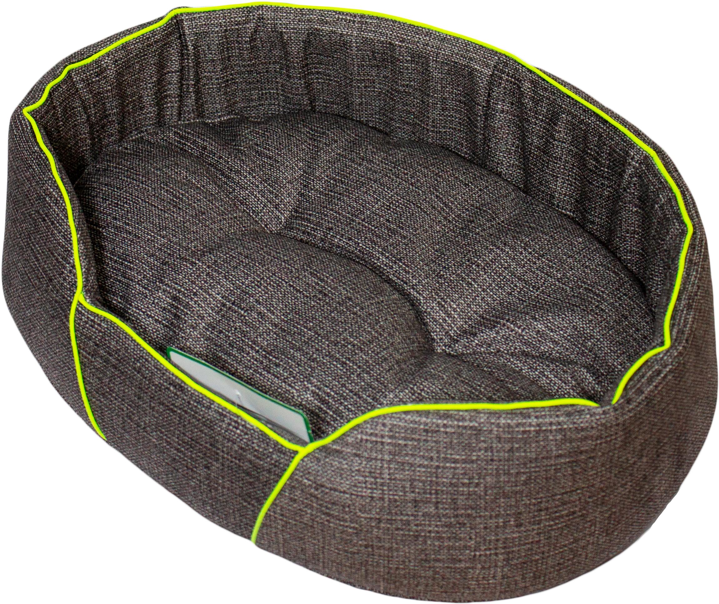 Лежак для собак и кошек Lucky pet Долли №6 54х76х15 см Серый (4820224211336)