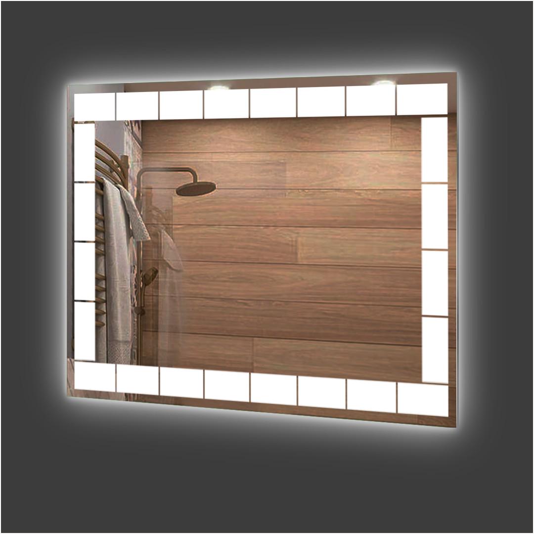 Зеркало Seria A Экватор ML-60 с фоновой и фронтальной LED-подсветкой 50x70 см