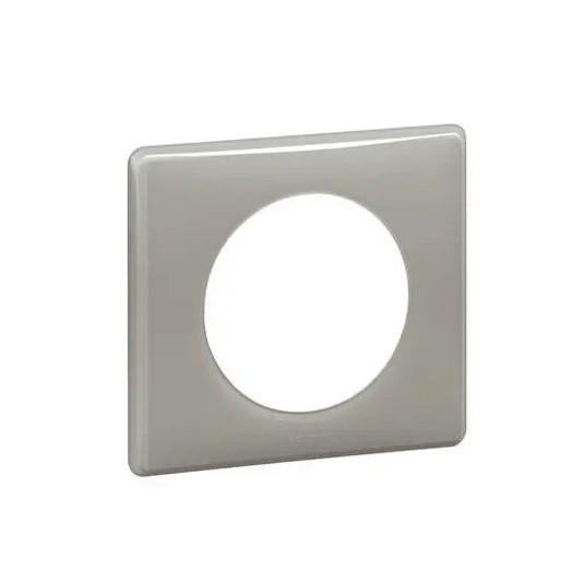 Рамка Legrand Celiane пластик 1 пост 8х8,5 см Сірий (066601)