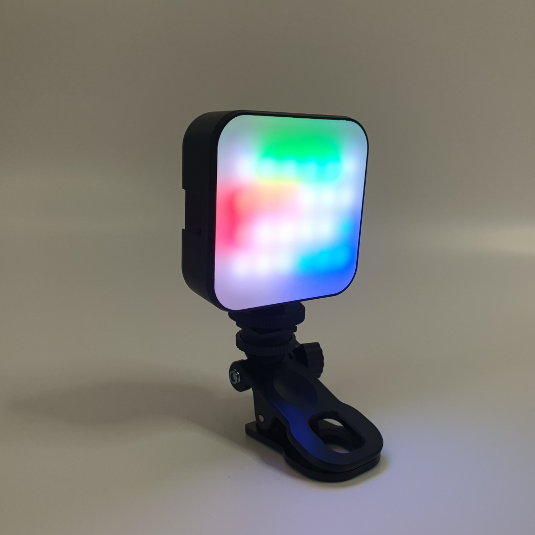 Светильник светодиодный LAMP AYAY RGB клипсовый для видеосъемки 3200 до 6500 К - фото 3