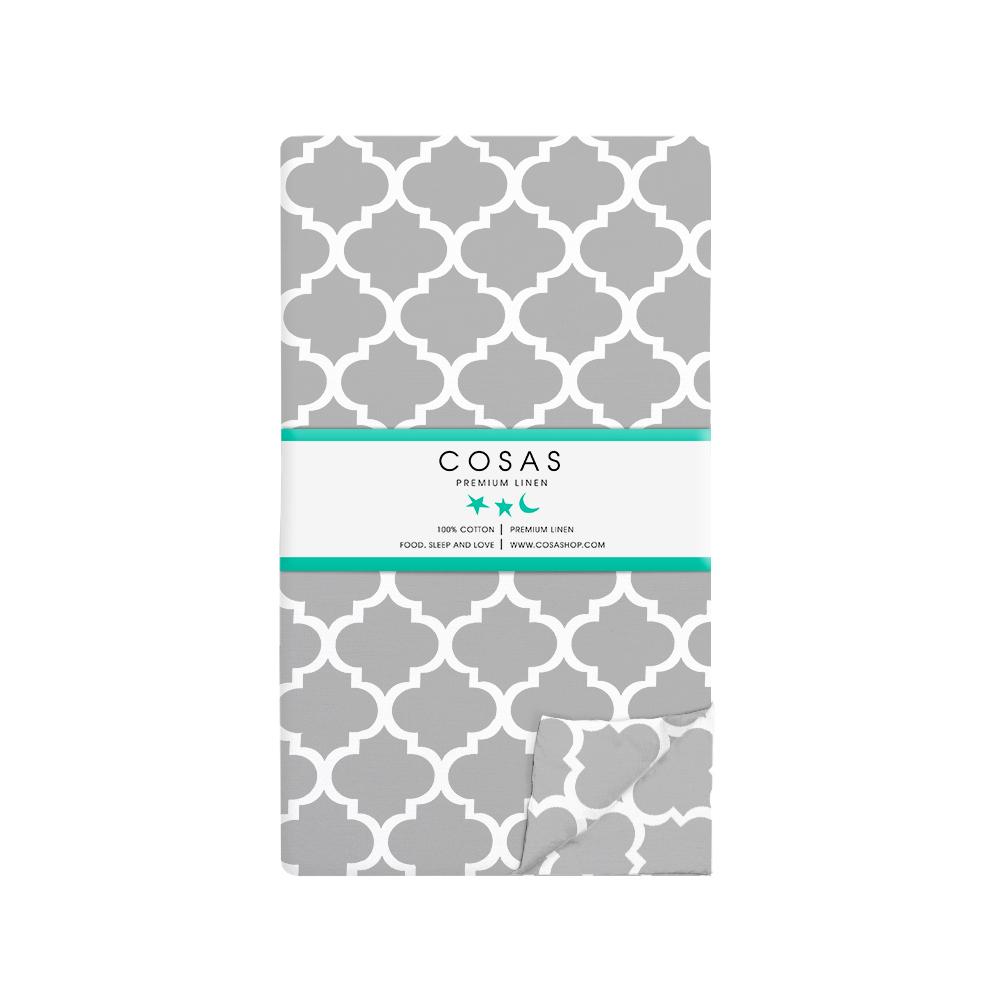 Підковдра євро Cosas Morocco Grey 200х220 см (4822052024676) Підковдра євро Cosas Morocco Grey 200х220 см (4822052024676)