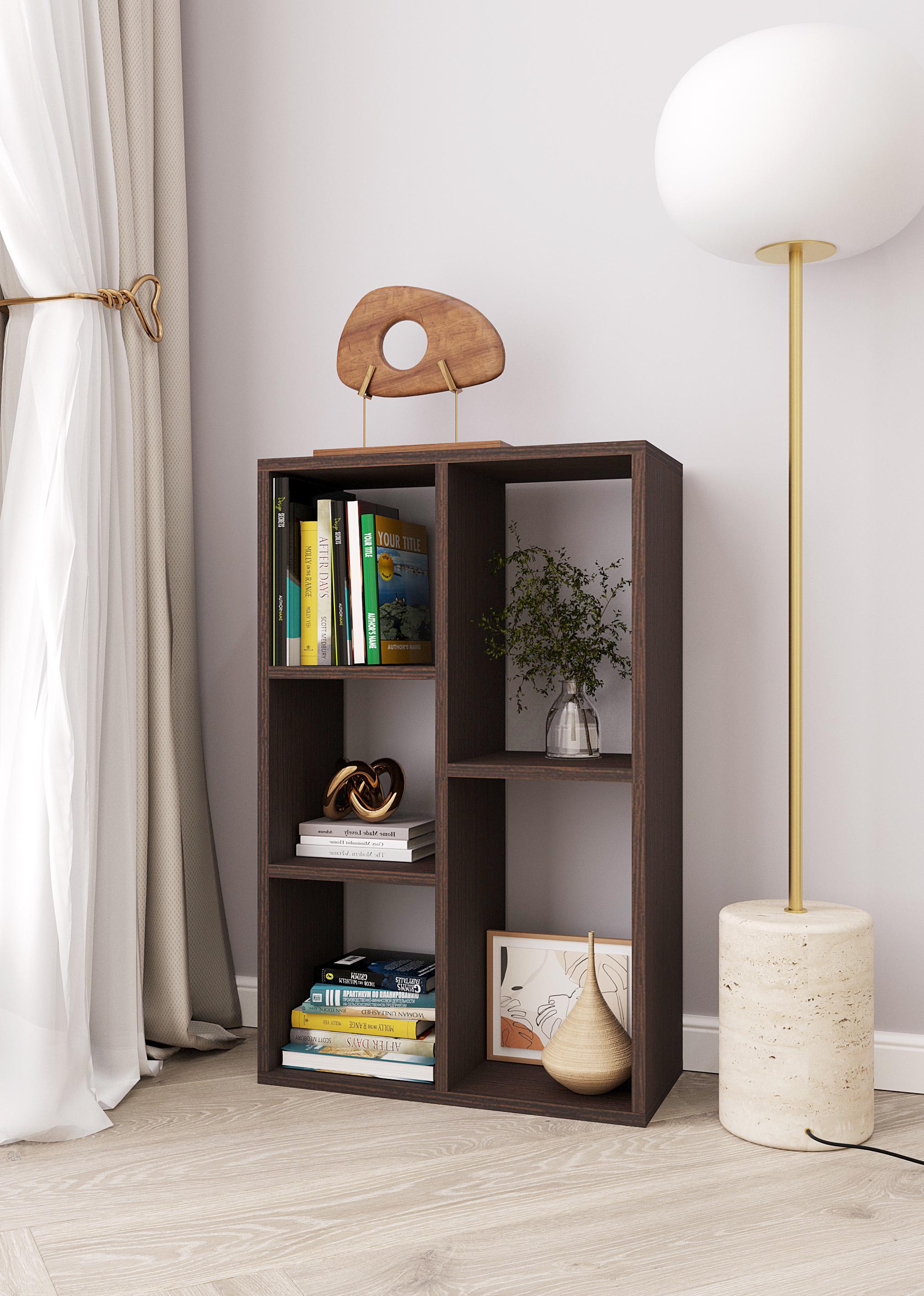 Стелаж 495х230х800 мм на 5 комірок Венге (P-35)