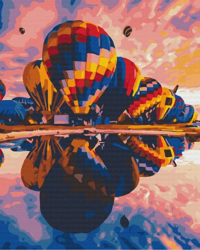 Картина по номерам Brushme Запуск пуль 40x50 см (BSM-B29713)