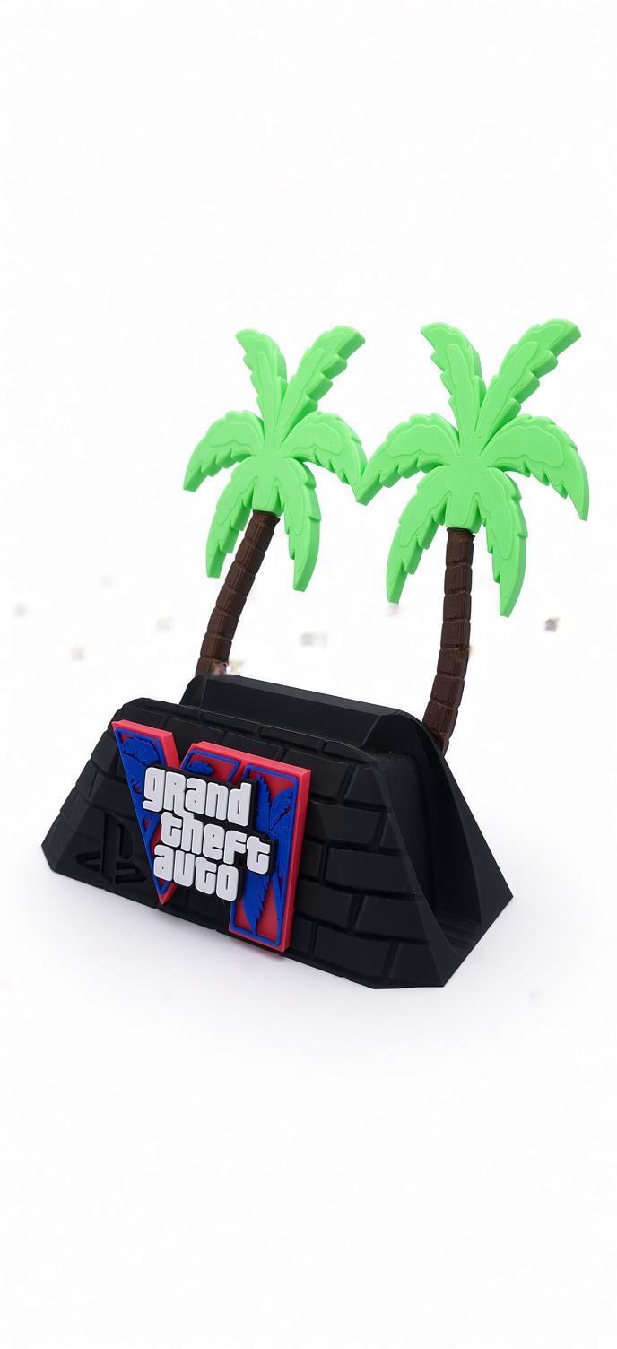 Держатель для геймпада DualSense PS5 «Palm Tree Vice City Edition» в стиле GTA VI