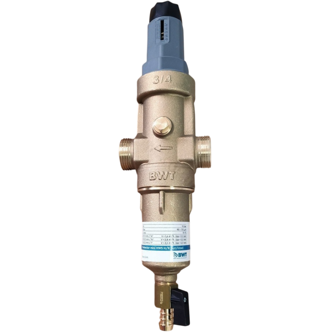 Промывной фильтр для горячей воды BWT Protector Mini HWS 3/4 HR (2448)