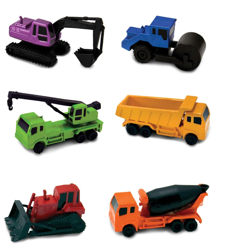 Набор фигурок Safari Ltd Строительная техника в тубусе (23361311)