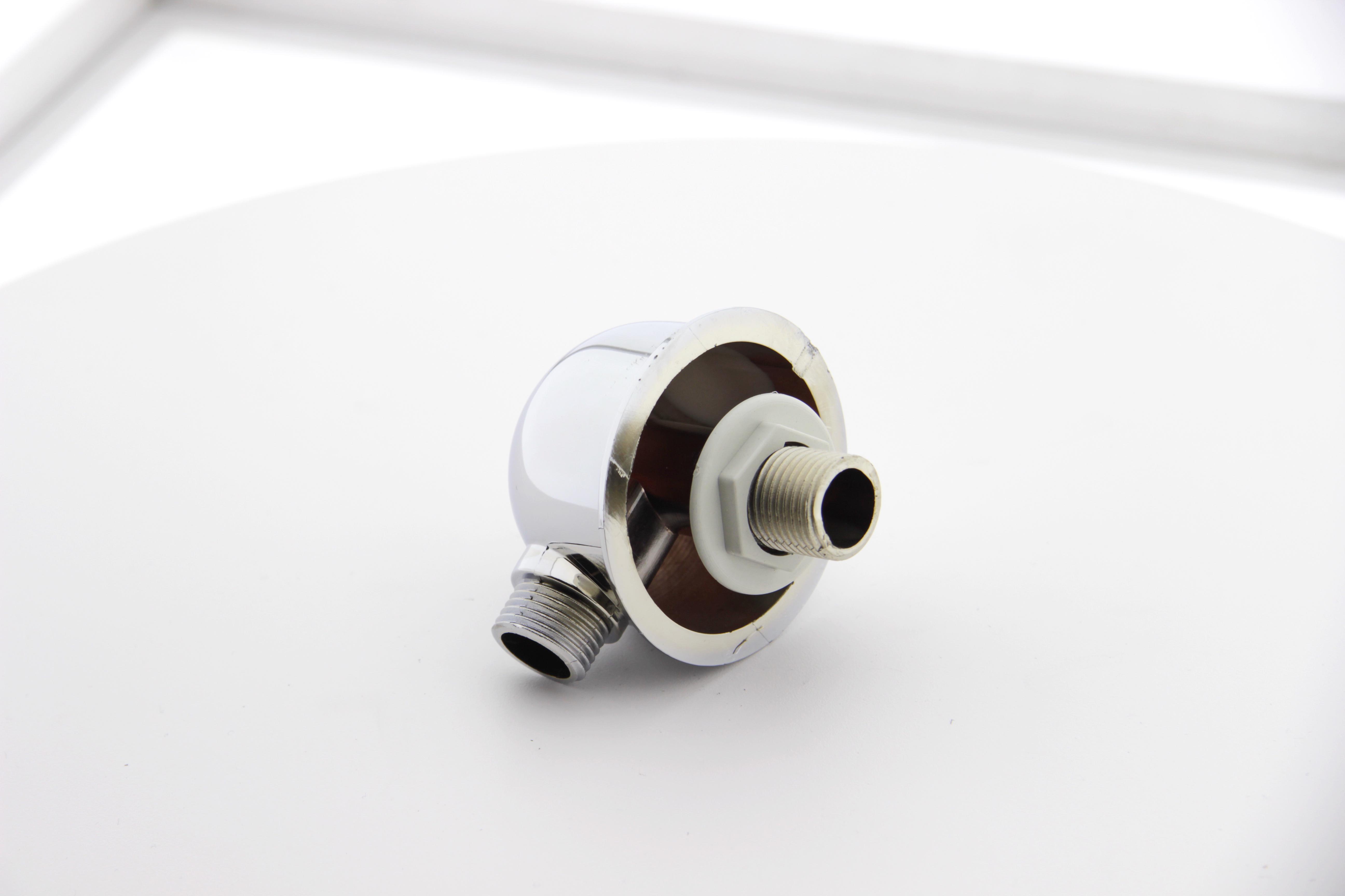 Куточок підключення душа з зовнішньою різьбою Хром (УД02) - фото 12