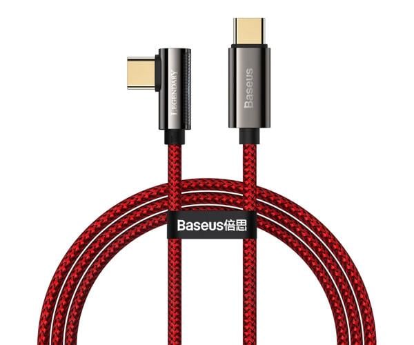Кабель Baseus CACS000609 Type-C-Type-C Data 5 A 100 W 1 м Black/Red