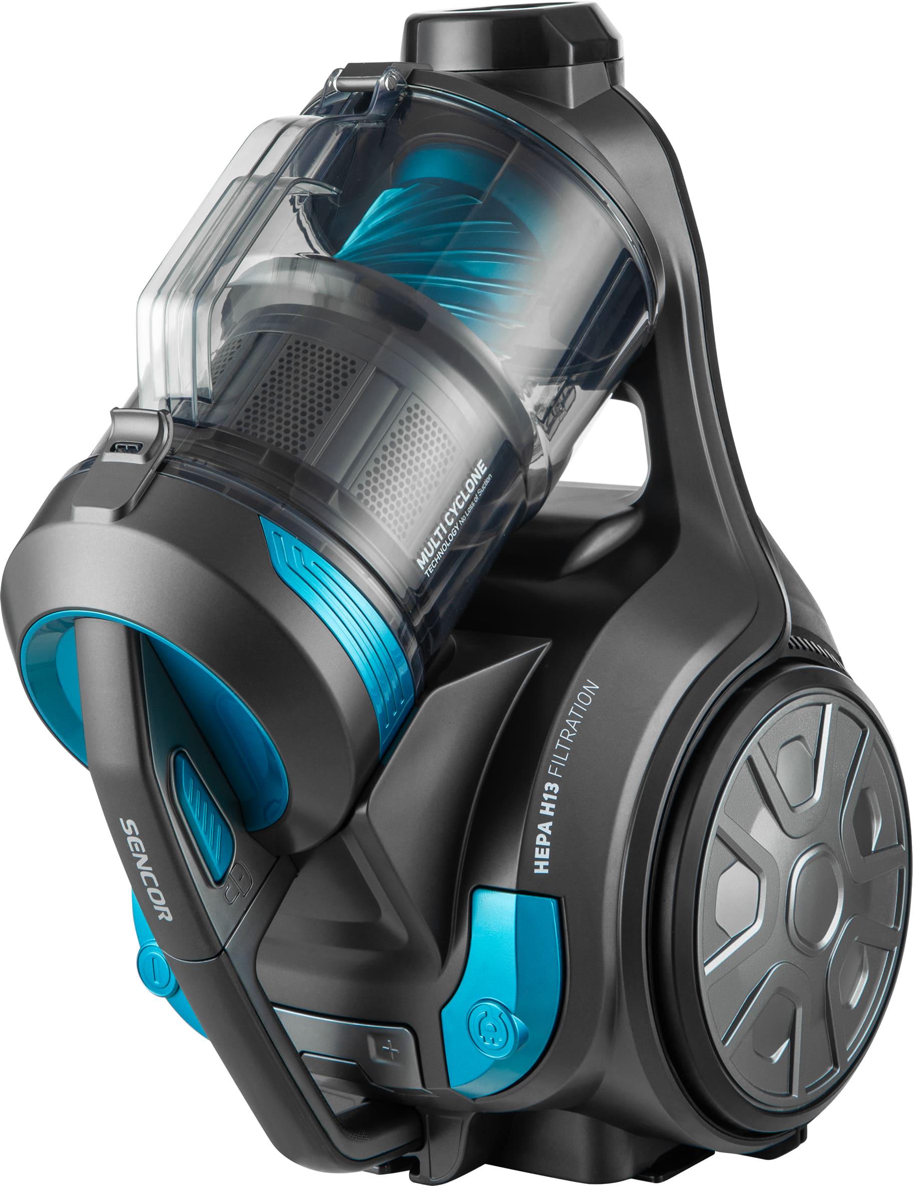 Пылесос Sencor SVC1086TQ контейнерный 700 Вт HEPA 13 3,5 л для сухой уборки Черный/Синий (622459) - фото 4 Пылесос Sencor SVC1086TQ контейнерный 700 Вт HEPA 13 3,5 л для сухой уборки Черный/Синий (622459) - фото 4