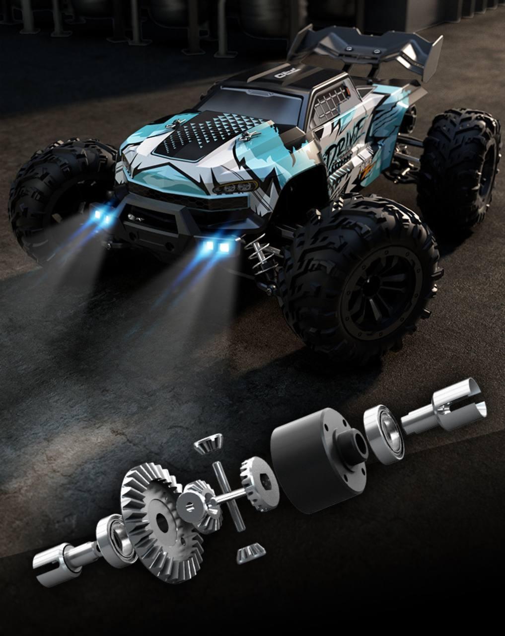 Машинка внедорожник на радиоуправлении DRIVE Pro 4Х4 70 км/ч Blue (xz4-q81-fqc) - фото 5