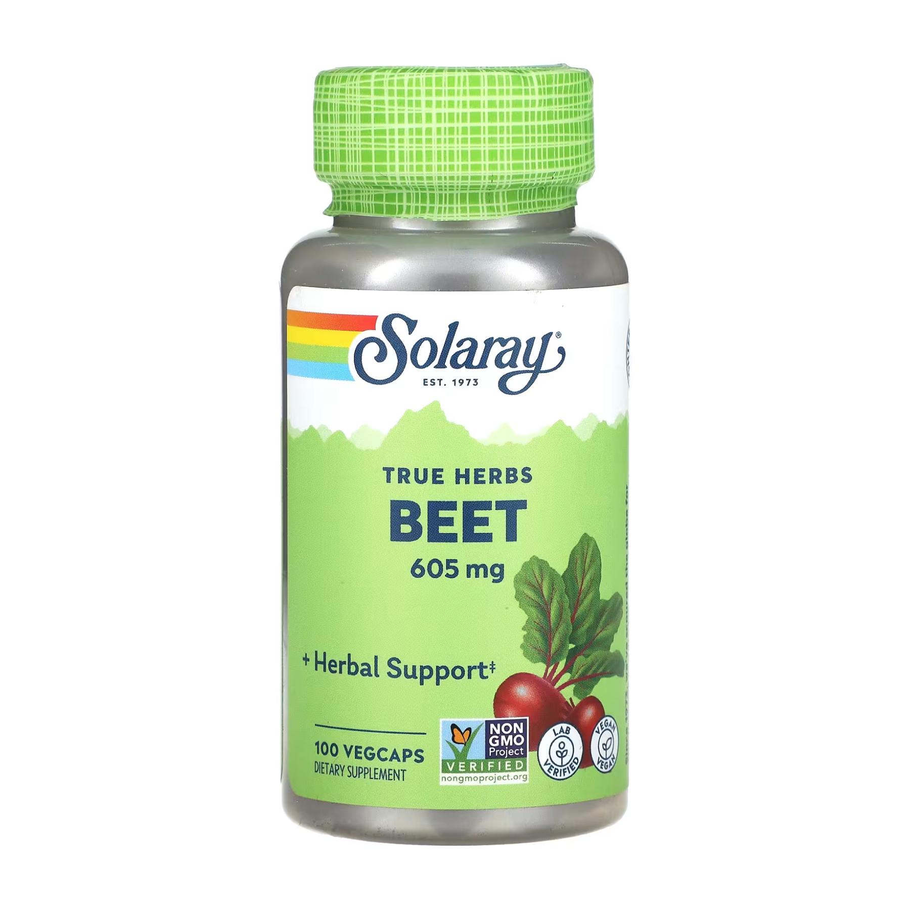 Натуральная добавка Beet Root 605 mg 100 caps (2023-10-3420)