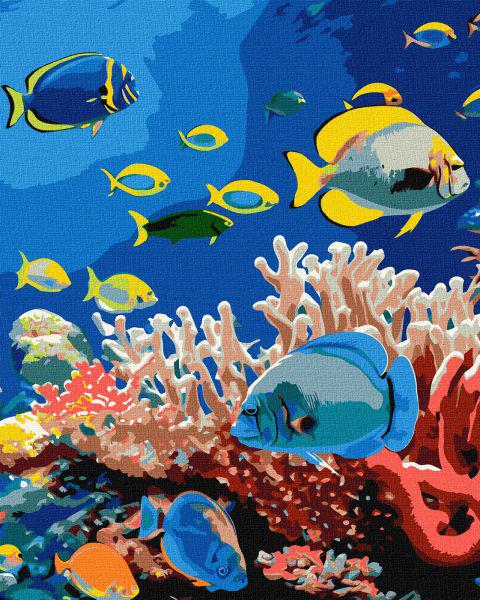 Картина по номерам Ideyka Жизнь океана 40x50 см (Id-KHO6704)