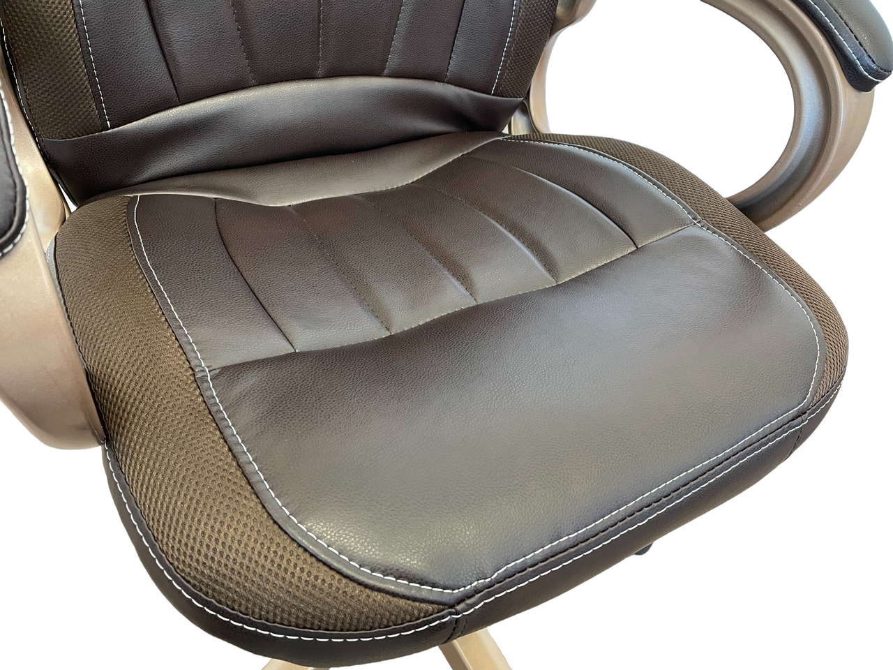 Кресло руководителя Техфорвард Лексус ANF эко-кожа Коричневый - фото 4 Кресло руководителя Техфорвард Лексус ANF эко-кожа Коричневый - фото 4