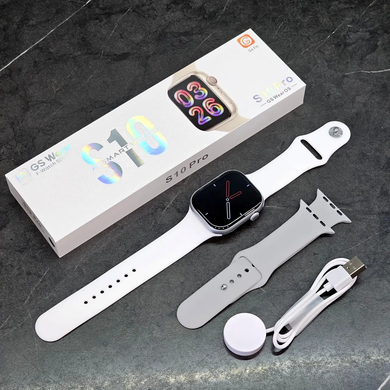Смарт-часы Smart Watch GS10 Pro Белый - фото 4