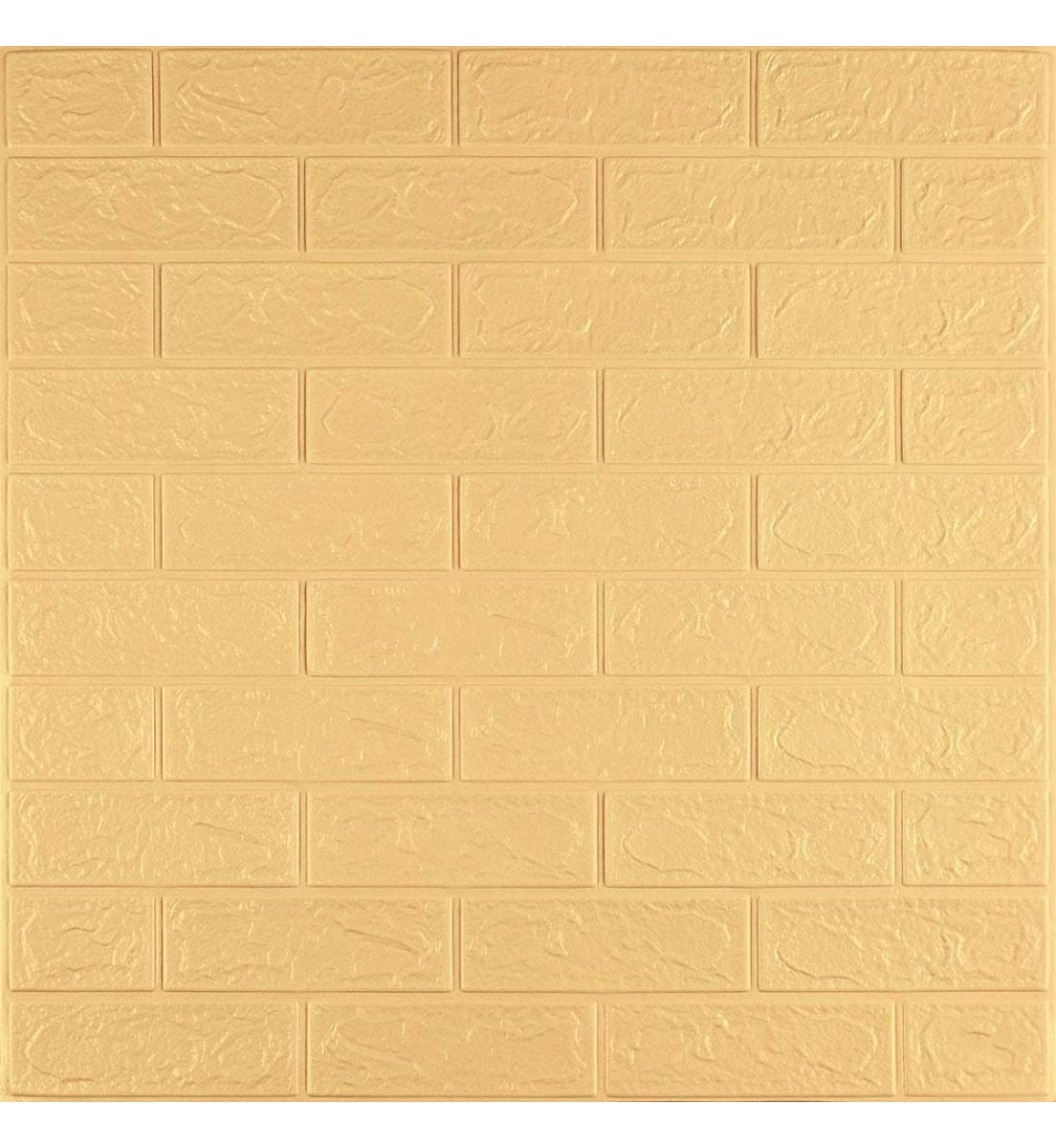 3D-панель самоклеящаяся/декоративная под кирпич 700x770x2 мм Бежевый (OS-BG09-2)