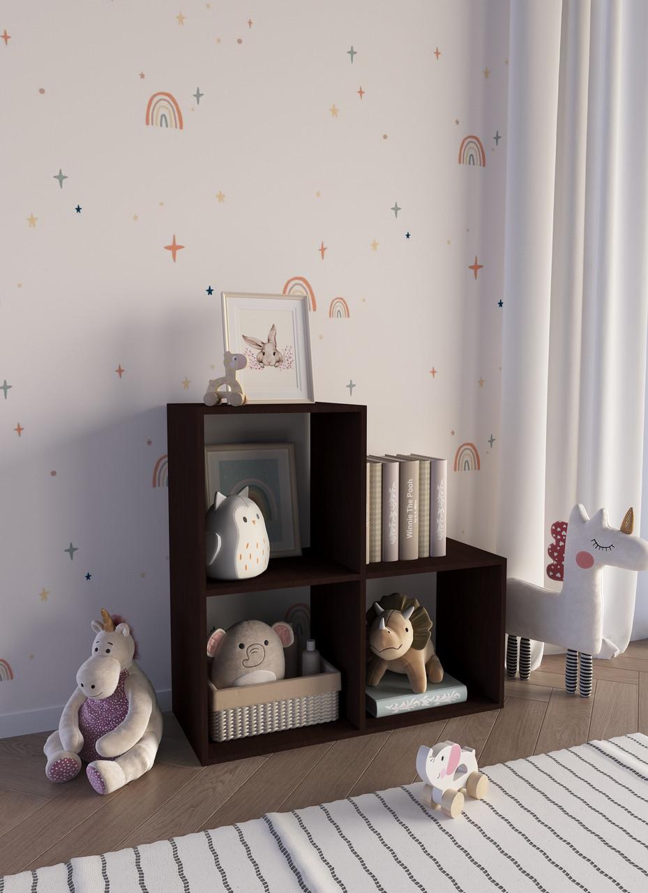 Стеллаж в детскую комнату P-39В Белый (27263750) - фото 2