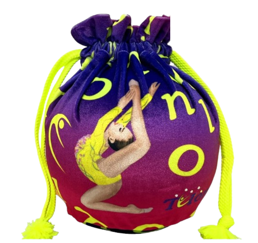 Чехол зимний для мяча Tuloni ZOE Yellow/Blue/Fuchsia