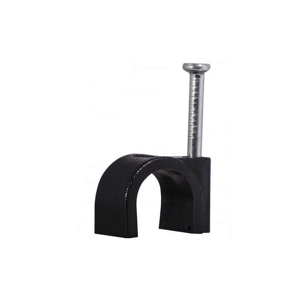 Скоба з цвяхом кругла СКІМ 5 мм 100 шт./уп. Чорний (28680486)