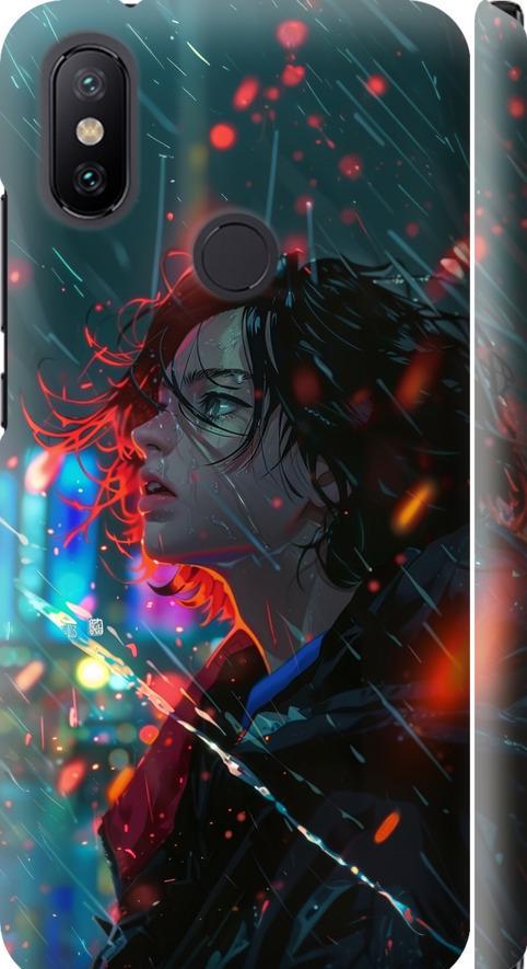Чехол на Xiaomi Mi A2 Ночные огни (6096m-1481-42517)