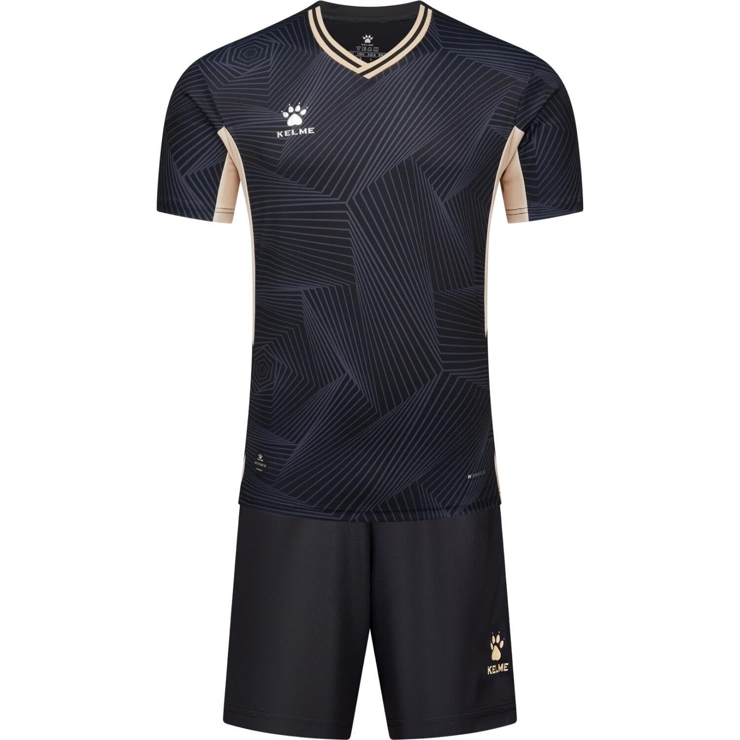 Комплект футбольной формы Kelme AVILA XL Черный (8451ZB1248.9000) Комплект футбольной формы Kelme AVILA XL Черный (8451ZB1248.9000)