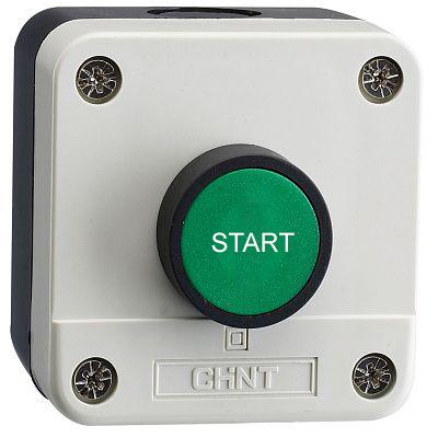 Пост одноместный CHINT NP2-B103 Старт 4.5А 230V 1NO IP40 (573929)