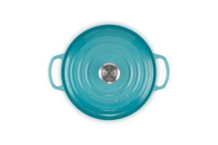 Kаструля Le Creuset Evolution 2,4 л чавунна з кришкою Turquoise (21177201702430) - фото 4