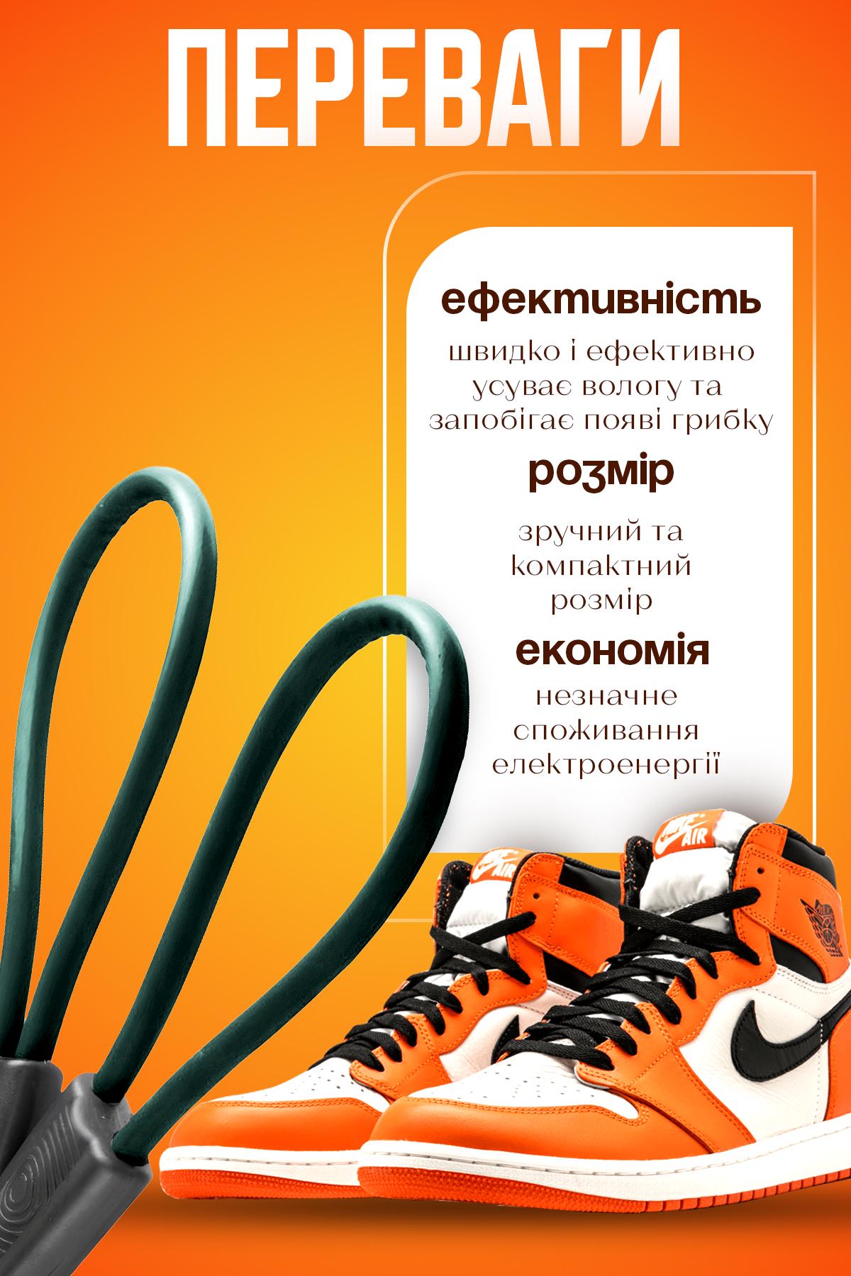 Электросушилка для обуви BRS универсальная Зеленый (354780342) - фото 3 Электросушилка для обуви BRS универсальная Зеленый (354780342) - фото 3