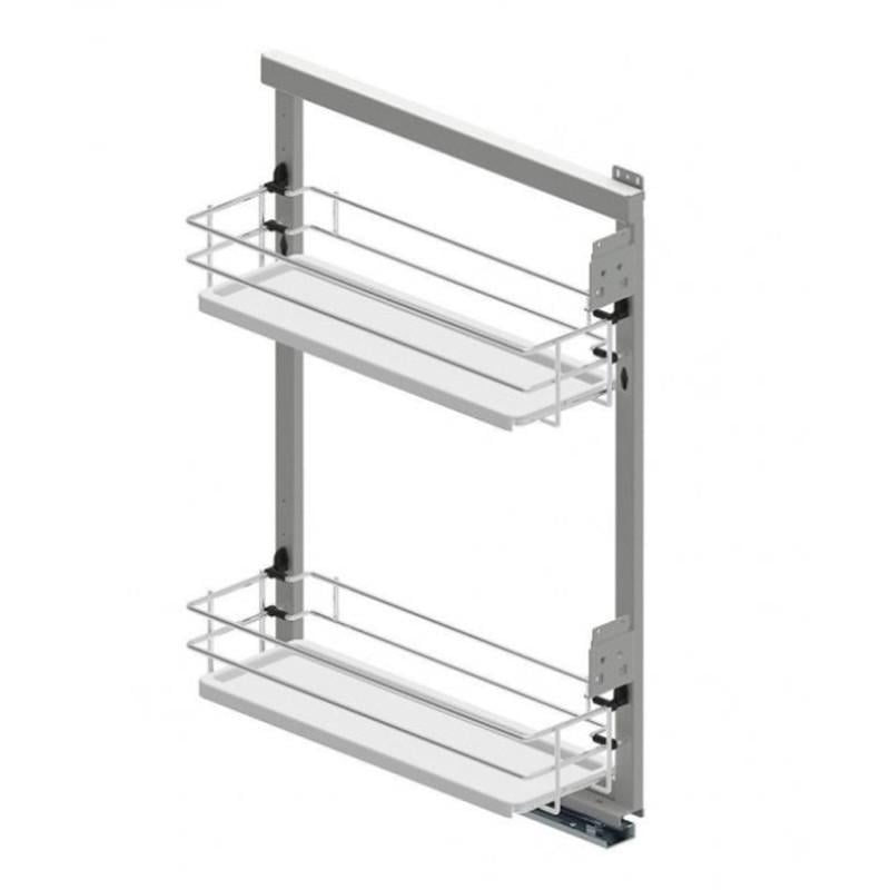 Карго Rejs Maxima Evo правое на 2 полки 150 мм Хром/Белый (WE30.0028.08.374) - фото 4