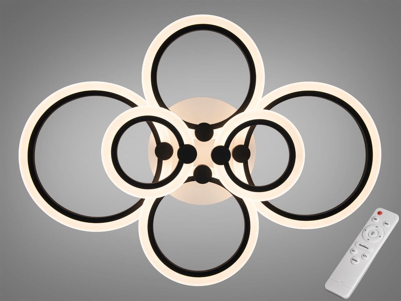 Люстра EcoLed A8022/6BK 55W (2552268357)