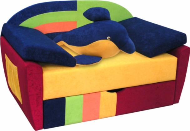 Диван детский МАКСИ-Мебель Радуга Дельфин (9919)