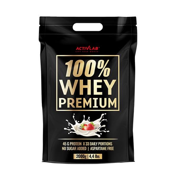 Протеин Activlab 100% Whey Premium Strawberry 2000 g