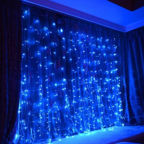 Гирлянда Водопад уличная 480LED 3x2 м Синий (000019216) Гирлянда Водопад уличная 480LED 3x2 м Синий (000019216)