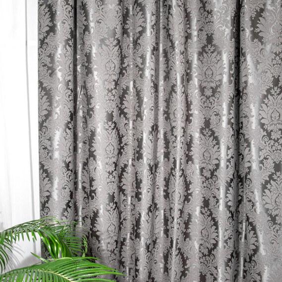 Тканина портьєрна жакардова IDEIA Артеміда LUDA-01 V-G1452 2,9 м Графіт (2200004210940)