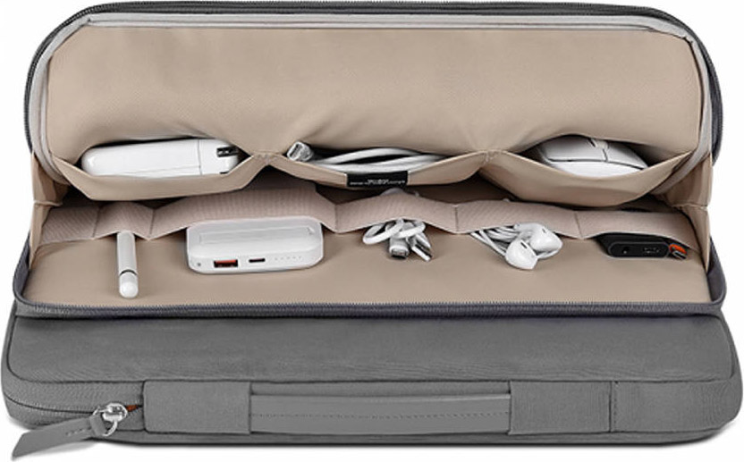 Cумка для ноутбука WiWU Ora Laptop Sleeve MacBook 16" Grey - фото 5