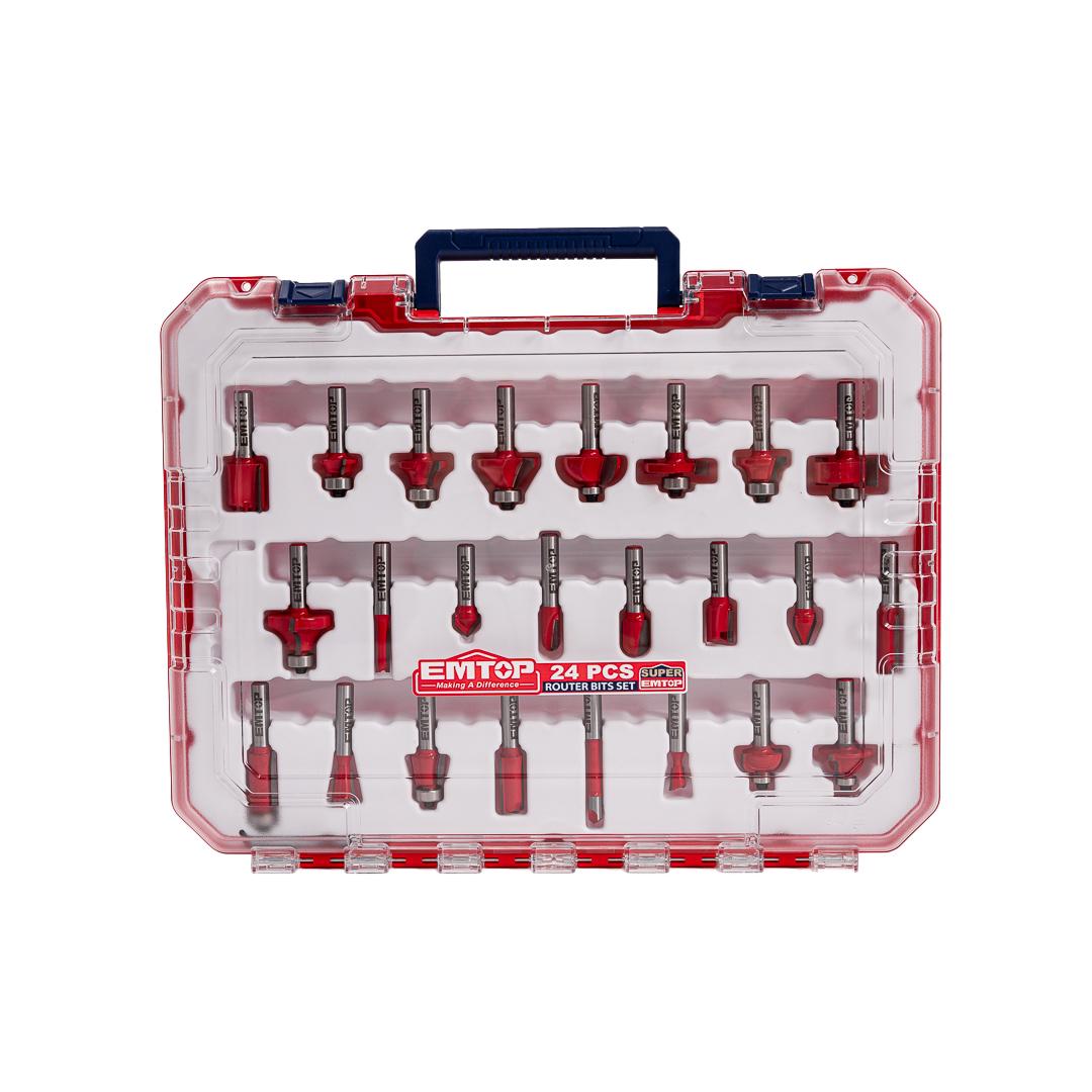 Набор фрез EMTOP ERRT24062 6 мм 24 шт.