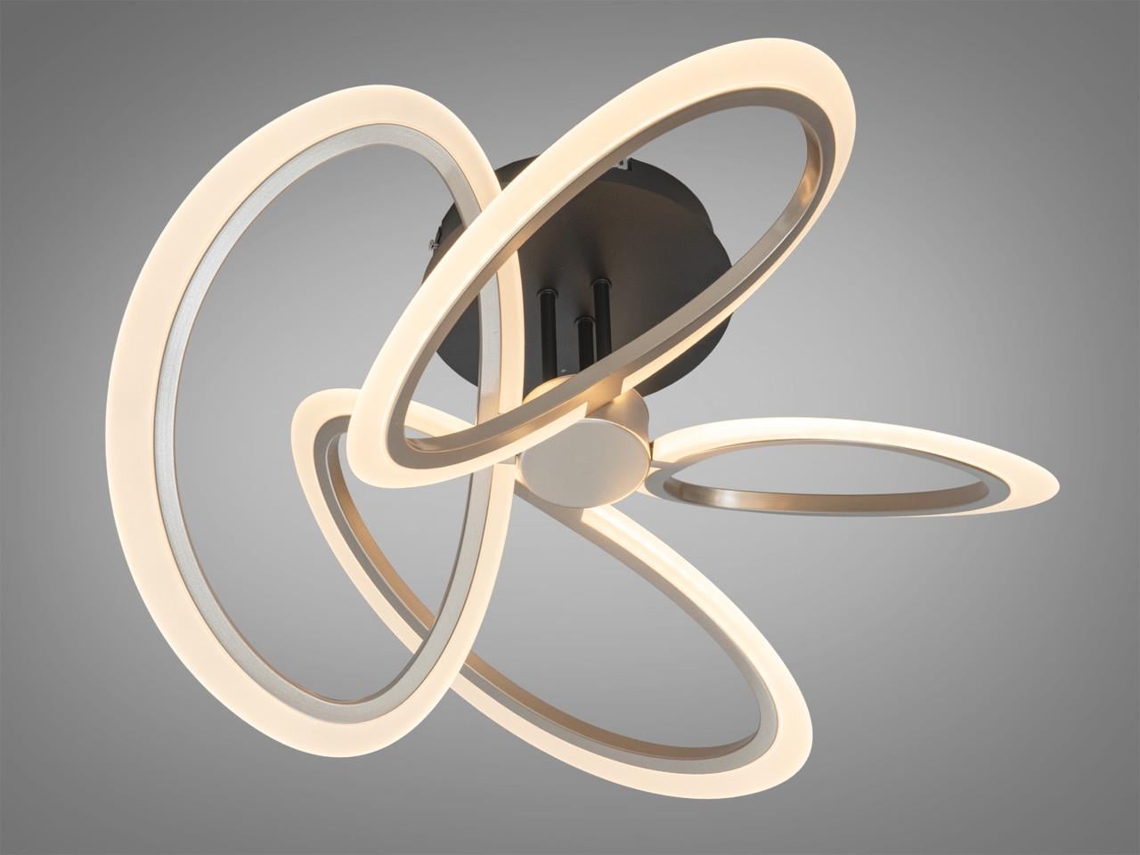 Люстра светодиодная для гостиной Diasha WG5144 60Вт без пульта Шампань (WG5144/4)