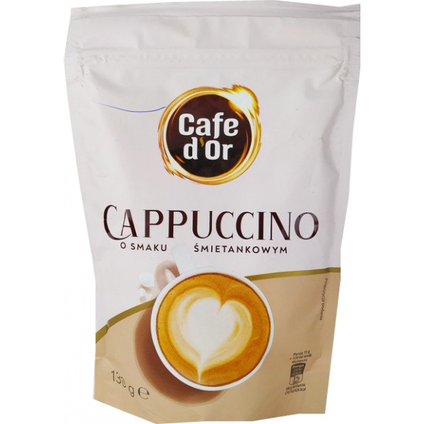 Капучіно Cafe d'Or cappuccino з вершковим смаком 130 г (079229)