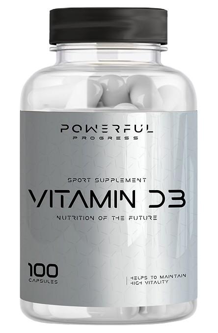 Витамины Powerful Progress Vitamin D3 100 капсул (PWP-00025)
