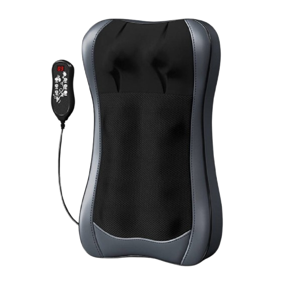 Подушка массажная AUX-AQA-24D-34 24W для спины и шеи роликовый массаж и подогрев (718688)