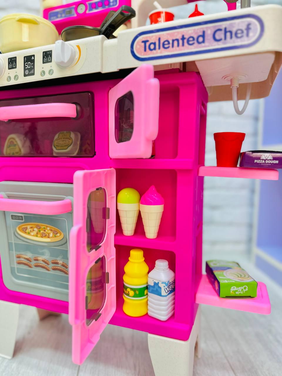 Кухня игровая 92 см 45 пр. Розовый (2529) - фото 3