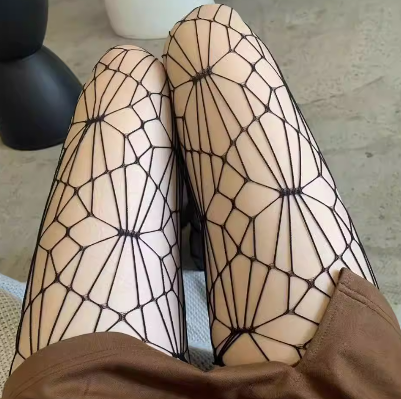 Колготки-сіточки Павутинка one size Чорний (M3-62-1369)