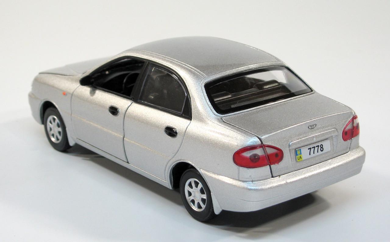 Модель металлическая Daewoo Lanos (7778 Silvery) - фото 3