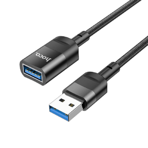 Кабель Hoco USB male to USB U107 1,2 м OTG 3A Black