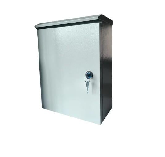 Щит IP54 с МП 1 мм с козырьком 372х290х150 мм (cu1070041)